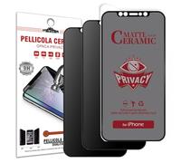 iTemizer 2x Pellicola Privacy per iPhone 15/16. Pellicola Opaca per iPhone 15/16 Anti-spia. Pellicola protettiva 9H. Vetro opaco, Matte, Ceramic, Anti-impronte. Tutti i modelli disponibili. 2 PEZZI