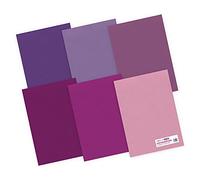 itenga Cartoncino fotografico da 24 fogli DIN A4, 300 g/m², colori assortiti - 6 colori per 4 fogli di cartoncino colorato per creazioni e bricolage
