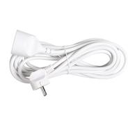 ITENSE - Prolungatore, prolunga elettrica - Prolunga elettrica - Prolunga 5 m - Intensità: 16 A - Cavo HO5VV-F - 3G1,5 mm² - Colore: Bianco - Uso interno - Lunghezza: 5 m