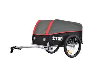 ITER - Carrello per bicicletta porta tutto - Rosso
