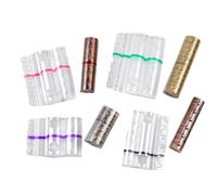 ITERNET - 8001TRBC - Blister portamonete - 2 cent - fascia grigia - Iternet - sacchetto da 100 blister - 66439 - Conf. da 1 Pz. - 8001TRBC