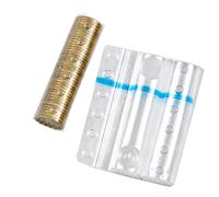 ITERNET - 8003TRBC - Blister portamonete - 10 cent - fascia blu - Iternet - sacchetto da 100 blister - 66441 - Conf. da 1 Pz.