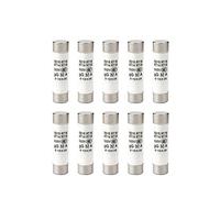 ITFOWIYD 10/20 pz Fusibile in Ceramica A Colpo Rapido 10x38mm Fusibile 380 V 500 V 1A 2A 3A 4A 5A 6A 10A 16A 20A 25A 32A 40A Tipo RO15 RT18 RT14 Trasformatore di Potenza(3 Years,10PCS)