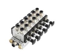 ITFOWIYD 4R210-08 2F-10F Valvola Manuale 2 Vie 5 Posizioni Interruttore Pneumatico Push And Pull della valvola direzionale Collettore valvola di Combinazione(8 in 6 out)