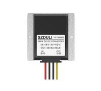 ITFOWIYD Convertitore Step-Down da 48 V a 36 V CC Alimentatore for autoveicoli da 40-60 V a 36 V Trasformatore Impermeabile CC-CC stabilizzato(48V to 36V 8A)