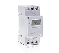 ITFOWIYD THC15A Microcomputer Elettronico Programmabile Digitale Timer Interruttore di Controllo del Relè 12V 110V 220V 16A Montaggio su Guida DIN Trasformatore di Potenza(Pu Tong Pai Zi,220V)