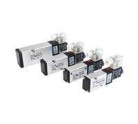 ITFOWIYD Valvola pneumatica a solenoide 4M210-08 4M310-10 1/4 "3/8" 1/2 "Pollici 2/5 Elettromagnetica 4M10-15 12V 24V 110V 220V(AC110V,4M410-15)
