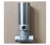 ITFOWIYD Valvola pneumatica in Acciaio Inox a T di Piccole Dimensioni con Arresto del Vuoto, pilotata internamente(DN15)