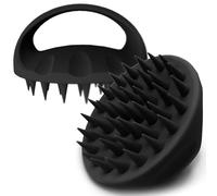 Ithyes Massaggiatore Cuoio Capelluto, Scalp Massager, Spazzola Massaggio Cuoio Capelluto, Spazzola Per Lo Shampoo, Trattamenti Capelli, Crescita Capelli, Silicone Massaggiatore Testa,1 Pezzi (nero)