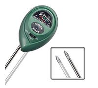 Itian 3 in 1 Misuratore di umidità, Controllo Monitor del Suolo con l'umidità, Luce e Funzione di Test del PH, Adatto per Test PH Acidità, umidità e Luce Solare per Giardinaggio, Agricoltura