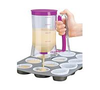 Itian Plastica Cupcake Speciale Batter Dispenser Cuociono l'attrezzo 900ml 4-Cup capacità