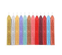 Itian Set di 12 Pezzi Antico Cera Sigilli Stick Ceralacca per Retro Sigillo di Cera Stamp