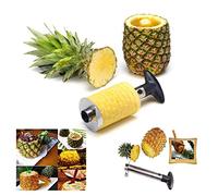 Itian Taglia Affetta Sbuccia Ananas, Snocciolatore e Affettatrice, Acciaio Inossidabile