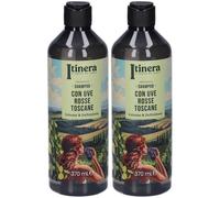 Itinera Shampoo Ricci Sublimi Con Uve Rosse Toscane Flacone 2x370 ml