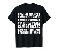 Itinerario del Camino de Santiago Francese Nord Primitivo Maglietta