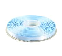 ITIsparkle Nastro Doppio Raso 9mm di Larghezza x 45m Per Pacchetti Regalo Decorazione Cucire Feste Matrimoni - Azzurro Chiaro