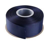 ITIsparkle Nastro Grosgrain 38mm di Larghezza x 22m Per Pacchetti Regalo Decorazione Cucire Feste Matrimoni - Blu Notte