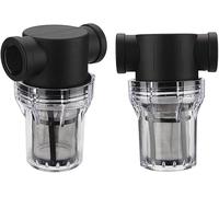 ITITI Filtro for Acqua da Giardino a Maglie 80/40 - Filtro for irrigazione in Linea con Maglia in Acciaio Inossidabile 304 for Collegamento a Rubinetto e tubazione (1/2", 3/4", 1")(1'' 80 Mesh)