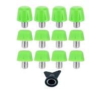 Itkcozcg 12 pezzi universali da 6 mm thread Football Shoe Studs di ricambio per stivali da calcio, stivali da calcio, punte per la durata delle scarpe da calcio.