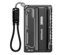 Itkcozcg 2. Manicotto rimovibile per batteria 21700 con design a spina di espulsore, custodia di alimentazione portatile per avventure all'aria aperta, guscio batteria portatile vuoto