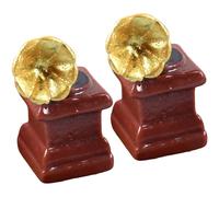 Itkcozcg 2Pc Miniatura Resina Elettrodomestici Ornamenti Accento Decorativo Case Delle Bambole Modelli Mobili Retrò Per Il Gioco Di Finta Regalo Creativo Elettrodomestici In