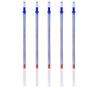Itkcozcg 5Pcs Argento Acqua Cancellabile Penna Solubile Ricarica Per Tessuto Marcatore In Pelle Marcatura Matita A Cera Per Strass Set