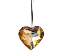 Itkcozcg Acchiappasole a forma di cuore in cristallo, ornamento da appendere per un bellissimo riflesso arcobaleno per lo spazio abitativo e la decorazione di festival luce solare