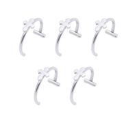 Itkcozcg Anelli per labbra imitazione in acciaio inossidabile robusto senza piercing clip gioielli disegni discreti per le donne alla moda usura quotidiana facile da indossare clip gioielli labbra