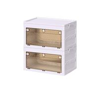 Itkcozcg Armadio portatile con ante magnetiche, armadio pieghevole per riporre i vestiti, con cubi organizzati, salvaspazio