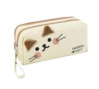 Itkcozcg Astuccio grande multi strato ad alta capacità portapenne portapenne organizer da viaggio cosmetici, bianco, Size: Approx. 22x10cm/8.66x3.94in