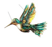 Itkcozcg Bluebird - Acchiappasole in acrilico effetto vetro colorato, decorazione artistica con catena per appenderla, adatto per finestre, interni, giardini, decorazioni in acrilico Bluebird