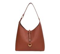 Itkcozcg Borsa a secchiello alla moda resistente all'usura PU borse ascellari per le donne casual borsa con manico superiore spazioso interno quotidiano essenziale borsa per la spesa da donna, Marrone