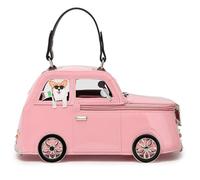 Itkcozcg Borsa a tracolla regolabile a forma di auto con manico ergonomico spazioso scomparto per telefono, cosmetici, chiavi, borsa per telefono, A, One Size