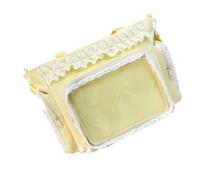 Itkcozcg Borsa a tracolla traslucida a tema anime con manico rinforzato Borse a tracolla alla moda per gli appassionati di cultura Otaku Pratica borsa per la spesa, Giallo, One Size