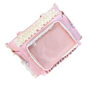 Itkcozcg Borsa a tracolla traslucida a tema anime con manico rinforzato Borse a tracolla alla moda per gli appassionati di cultura Otaku Pratica borsa per la spesa, B, One Size