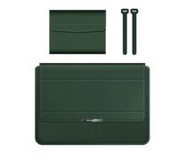 Itkcozcg Borsa multifunzione per computer portatile, con scomparto portaoggetti e supporto ventilato per laptop da 13", 14", 15", 16", in pelle PU, con supporto di fissaggio, ventilazione termica