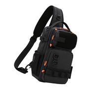 Itkcozcg Borsa per attrezzi di grande capacità, con tasche multiple, tra cui cerniere e slot laterali per organizzare zaini da lavoro robusti