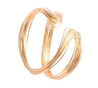 Itkcozcg Bracciale rigido aperto geometrico con dettagli in oro metallizzato resistente in ferro per donne e ragazze braccialetto aperto
