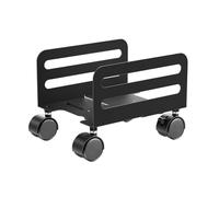 Itkcozcg Carrello mobile del CPU di larghezza regolabile del supporto della torre del calcolatore di rotolamento d'acciaio con le rotelle bloccabili sotto il supporto della torre del computer dello
