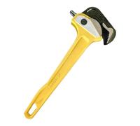 Itkcozcg Chiave a cricchetto professionale per tubo dell'acqua Tecnologia a tre denti Meccanismo di chiusura rapida Maniglia in alluminio Design antiscivolo Drenaggio Manutenzione Chiave