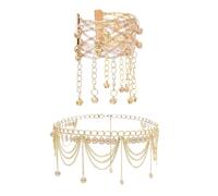 Itkcozcg Cintura in metallo con motivo esotico per uomini e donne, cintura regolabile per abiti casual di tutti i giorni