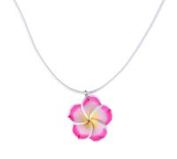 Itkcozcg Collana con ciondolo a forma di fiore, catena girocollo, catena per clavicola, per ragazze alla moda, signora, collana con fiore, gioielli alla moda, tendenza, collo, donne, collane a cinque