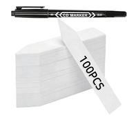 Itkcozcg Confezione da 101 etichette resistenti per piante, con strumento di scrittura, per organizzare le verdure in giardino, identificatori di identificazione delle piante