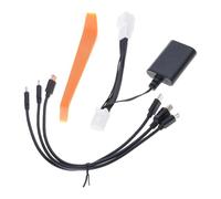 Itkcozcg Connettore universale a 10 pin per alimentatore Dashcam, include cavo USB per vari dispositivi, funzionamento sicuro, plug play