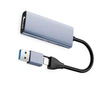 Itkcozcg Copper-Core - Adattatore video da tipo C a USB per trasmissioni fluide, creazione di contenuti e alimentazione della fotocamera, scheda di acquisizione USB C portatile