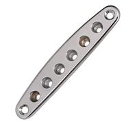 Itkcozcg Corda per chitarra Attraverso Piastra di montaggio Puntali Zinchi Lega di Chitarra Stringa Attraverso il Corpo Piastra Basso Elettrico