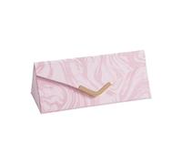 Itkcozcg Doppio scopo compatto occhiali contenitore di monili impermeabile PU materiali soluzione di archiviazione portatile organizzatori scatola multifunzionale pieghevole occhiali caso, Misura