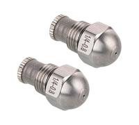 Itkcozcg Doppio ugello multiuso per nebbia, pressione minima, impermeabile, strumento per giardinaggio e costruzione, ugello multiuso in acciaio inox