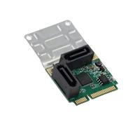 Itkcozcg Efficiente scheda PCIe a SATA3.0 a 2/4 porte per espansione rapida dello storage e adattatore PCIe di trasferimento dati hot swap da 6 Gbps