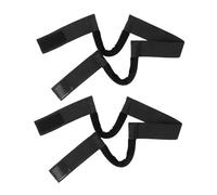 Itkcozcg Fasce elastiche regolabili, 2 pezzi, multiuso, sicure per parrucche, colore nero, rosa, rosso